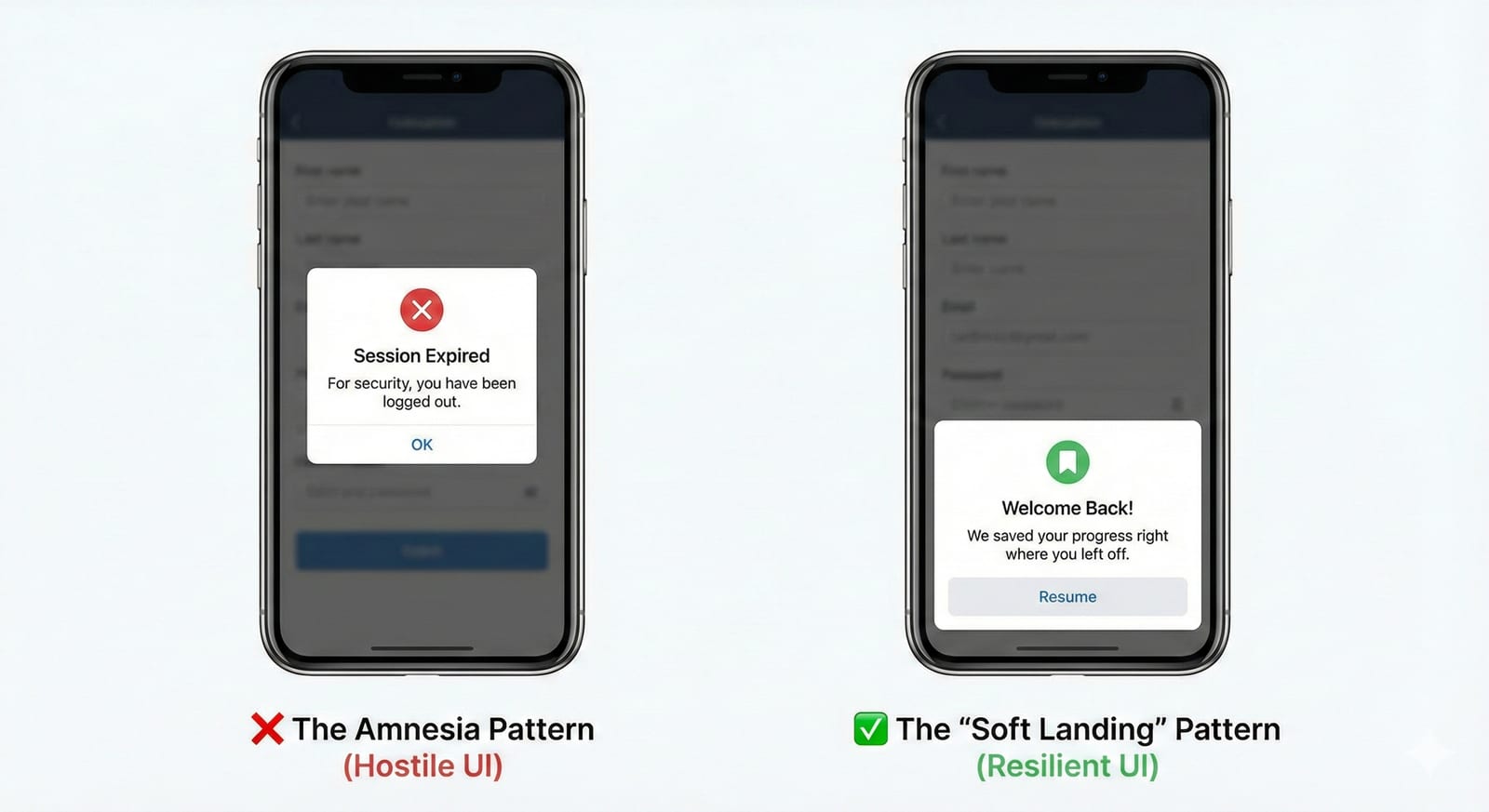 Session timeout — Amnesia versus The Bookmark